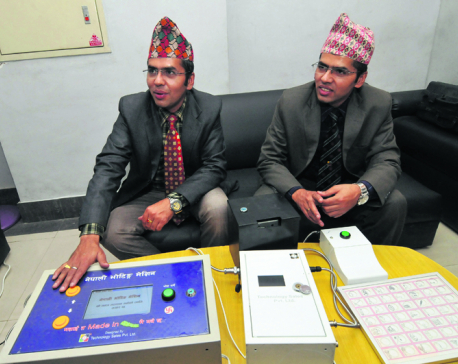 Developers of Nepali voting machine feel discouraged